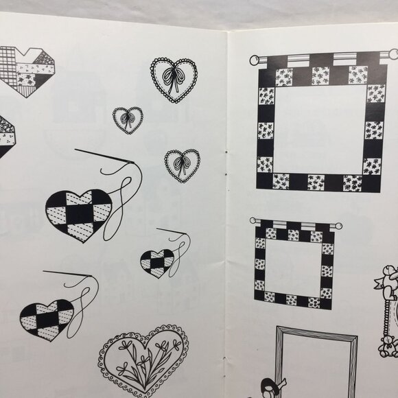 Vintage 1988 Copy Art for Quilters Barbara Tourtillotte B-94 Quilt Ideas Blocks - Picture 7 of 9